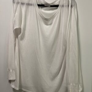 ARITZIA—Babaton White Textured Top